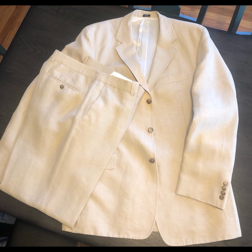 Jcrew 💯 Linen Suit.